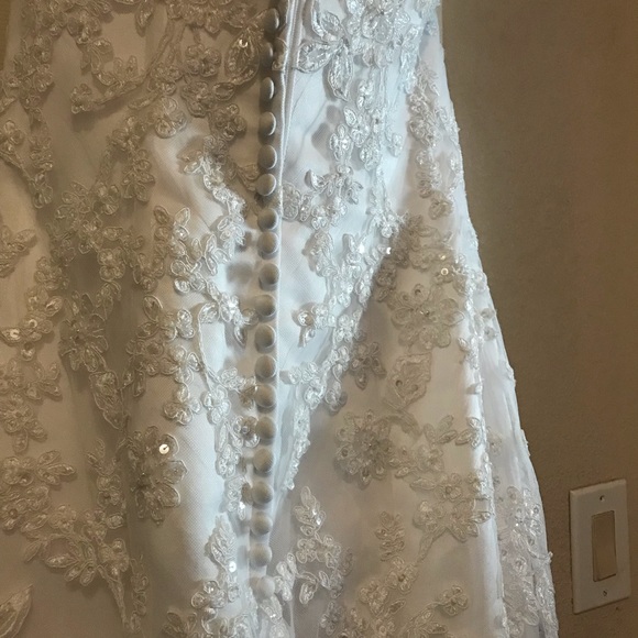 Wedding Dress and Veil - Picture 3 of 8